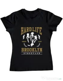 Tricou ADLER dama Hard Life Negru