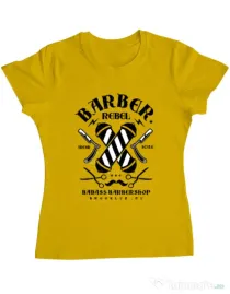 Tricou ADLER dama Barber Rebel II Galben