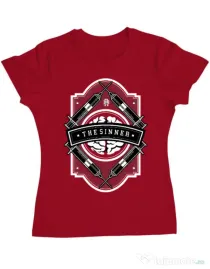 Tricou ADLER dama The Sinner Rosu