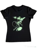 Tricou ADLER dama Lost In Space Negru