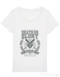 Tricou STANLEY STELLA dama Death or Glory Alb