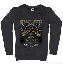 Bluza ADLER dama Street Battle Negru melanj