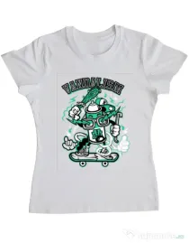 Tricou ADLER dama Vandalism Alb