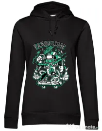 Hoodie dama cu gluga Vandalism Negru