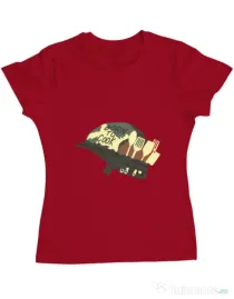 Tricou ADLER dama Born To Cook Rosu
