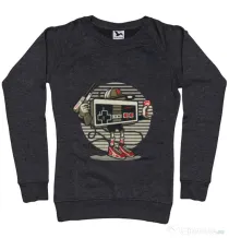 Bluza ADLER dama Let's Play Negru melanj