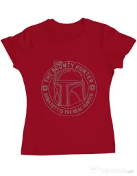 Tricou ADLER dama Bounty Hunter Rosu