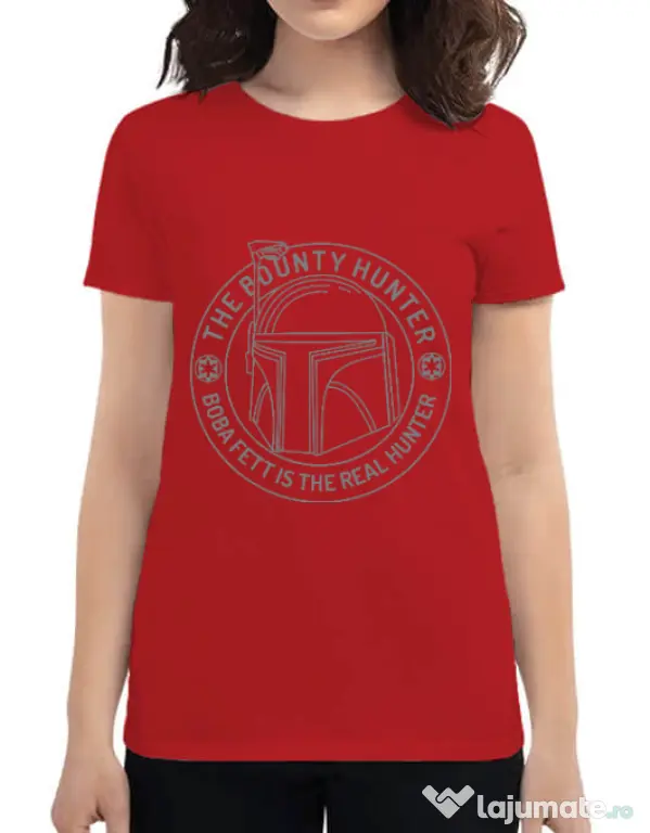 Tricou ADLER dama Bounty Hunter Rosu