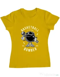Tricou ADLER dama Basketball Bomber Galben