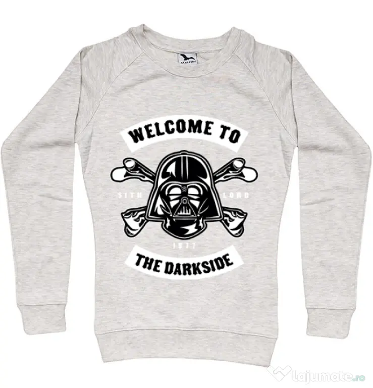 Bluza ADLER dama Welcome To The Darkside Migdala melanj