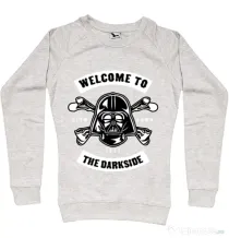 Bluza ADLER dama Welcome To The Darkside Migdala melanj