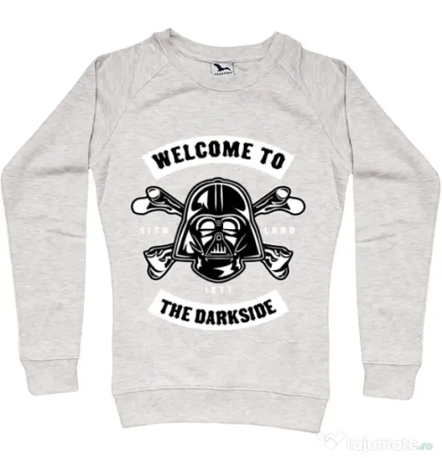 Bluza ADLER dama Welcome To The Darkside Migdala melanj