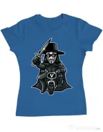 Tricou ADLER dama Vendetta Biker Albastru azuriu