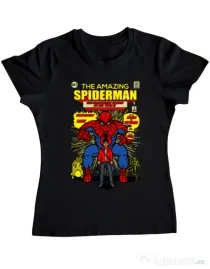 Tricou ADLER dama The Amazing Spiderman Negru