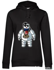 Hoodie dama cu gluga Stay Dope Negru