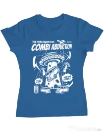Tricou ADLER dama Combi Abduction Albastru azuriu