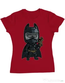 Tricou ADLER dama Darkest Night Rosu
