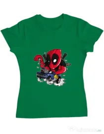 Tricou ADLER dama Deadrace Verde mediu
