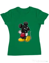 Tricou ADLER dama Darkmouse Verde mediu