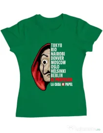 Tricou ADLER dama The team Verde mediu