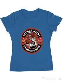 Tricou ADLER dama Boxing Academy Albastru azuriu