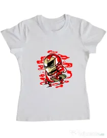 Tricou ADLER dama Iron Skate Alb