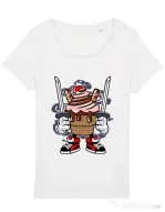 Tricou STANLEY STELLA dama Ice Cream Ninja Alb