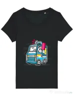 Tricou STANLEY STELLA dama Ice Cream Truck Negru