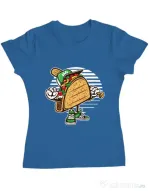 Tricou ADLER dama Taco Albastru azuriu