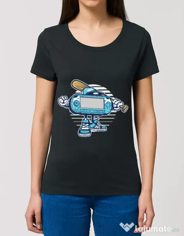 Tricou STANLEY STELLA dama Game On Negru