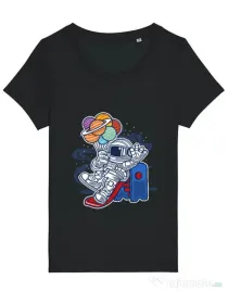 Tricou STANLEY STELLA dama Space Slider Negru