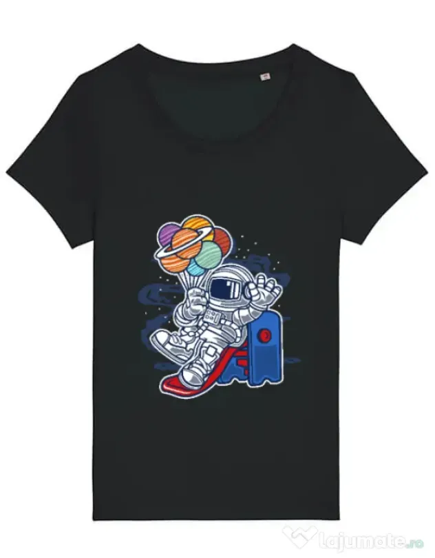 Tricou STANLEY STELLA dama Space Slider Negru