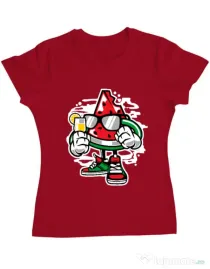 Tricou ADLER dama Stay Fresh Rosu