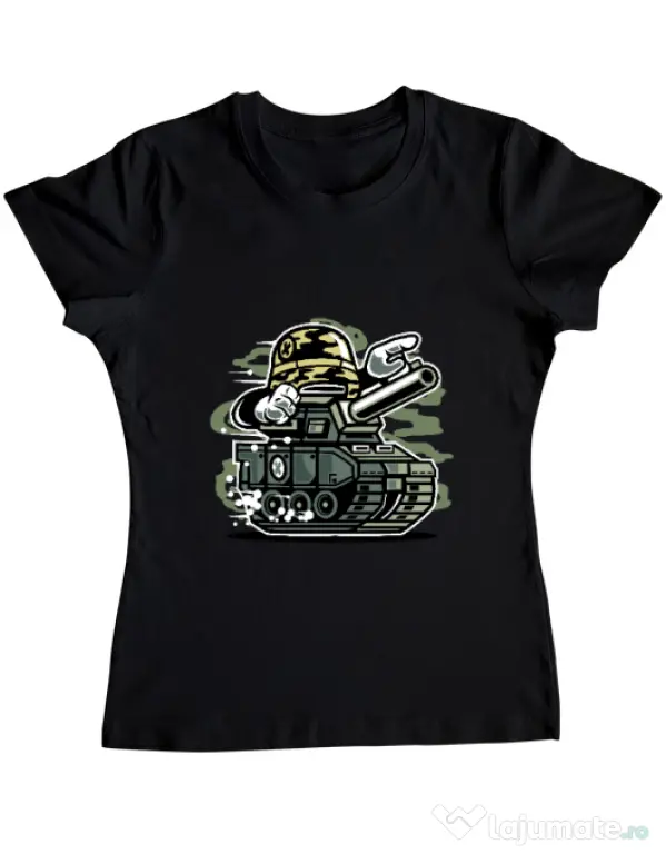 Tricou ADLER dama War Tank Negru