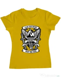 Tricou ADLER dama Torch Galben
