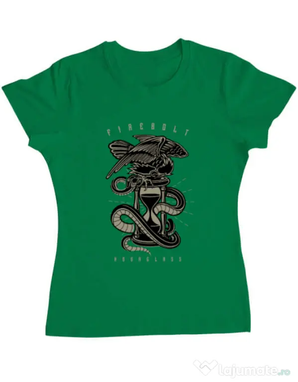 Tricou ADLER dama Hourglass Verde mediu