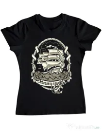 Tricou ADLER dama Ship Negru