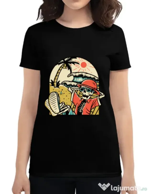 Tricou ADLER dama Have a Break Negru