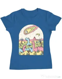 Tricou ADLER dama Asteroid Albastru azuriu