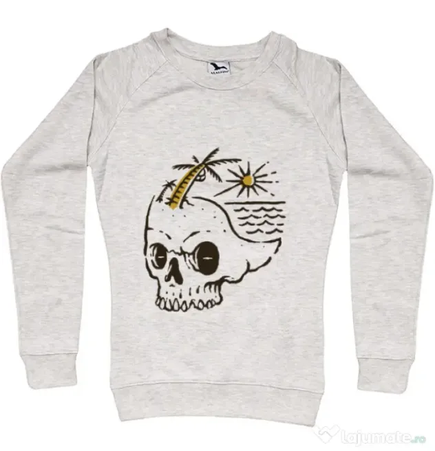 Bluza ADLER dama Skull Island Migdala melanj