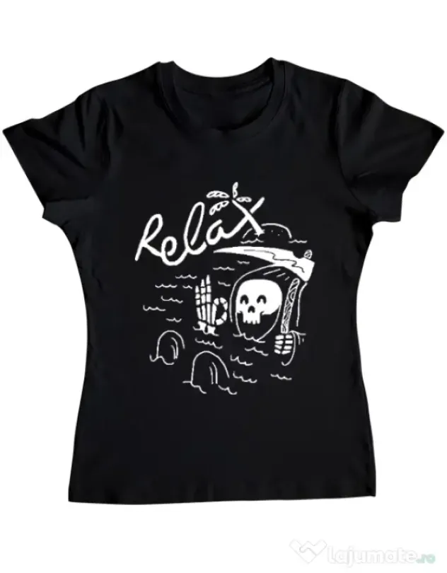 Tricou ADLER dama Relax Negru