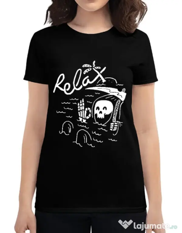 Tricou ADLER dama Relax Negru