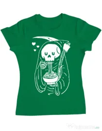 Tricou ADLER dama Ramen Reaper Verde mediu