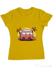Tricou ADLER dama Sunset Van Galben