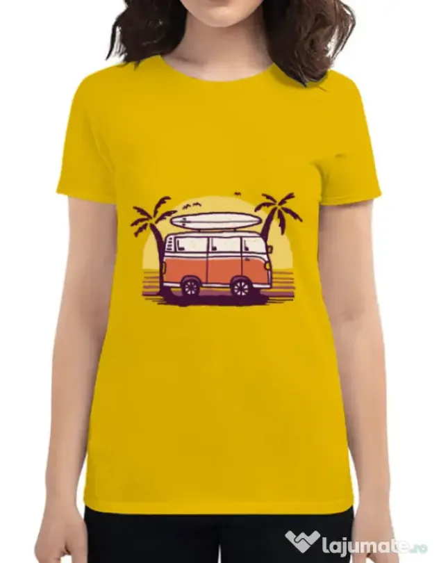 Tricou ADLER dama Sunset Van Galben