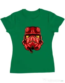 Tricou ADLER dama Helltrooperboy Verde mediu