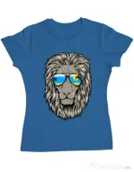 Tricou ADLER dama King of Summer Albastru azuriu