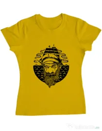 Tricou ADLER dama Old Helmsman Galben