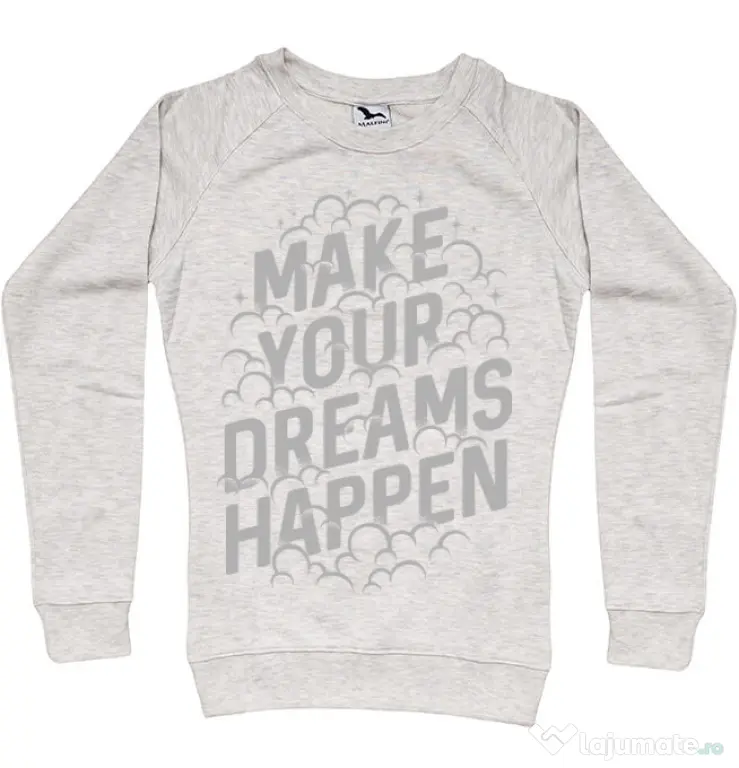 Bluza ADLER dama Make your dreams happen Migdala melanj