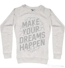 Bluza ADLER dama Make your dreams happen Migdala melanj